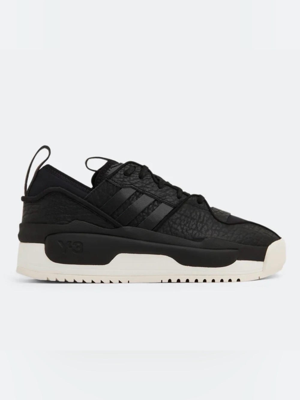 adidas Y-3 Hokori III Black Core White Sneakers Men's Size 10 Premium Leather